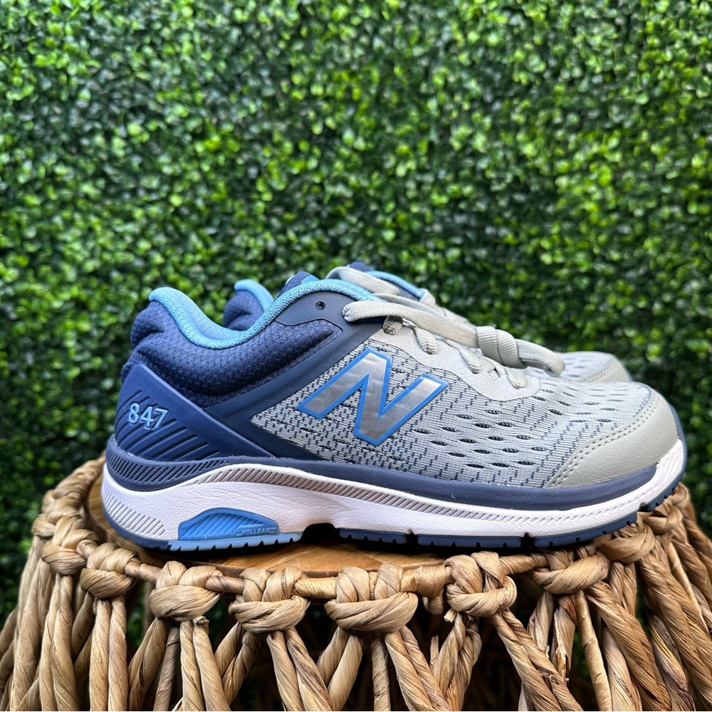 New Balance Womens 847 V4 WW847LG4 Gray Running Shoes Sneakers Size 6.5